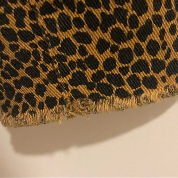 Current/Elliot Stiletto Spot Leopard Skinny Jean - Picture 2 of 5